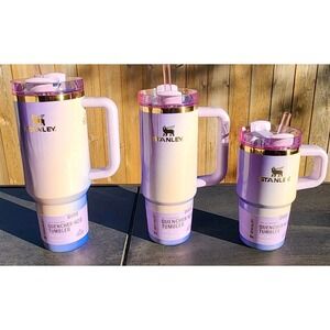 Stanley x‎ Wicked Glinda For Good FlowState Quencher Tumbler Set 40oz 30oz 20oz
